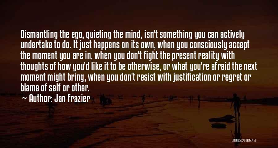 Quieting The Mind Quotes By Jan Frazier