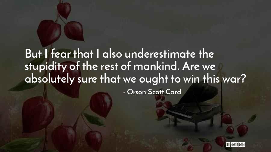 Quintiliani Quotes By Orson Scott Card Quintiliani Quotes By Orson Scott Card
