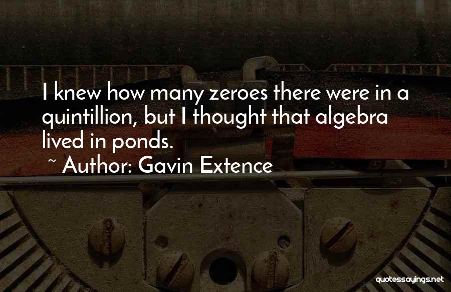 Quintillion Quotes By Gavin Extence