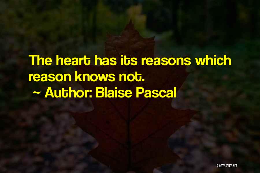 Quip Love Quotes By Blaise Pascal