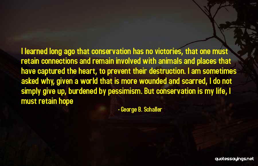 Quipster 2018 Quotes By George B. Schaller Quipster 2018 Quotes By George B. Schaller