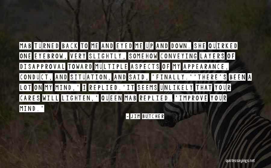 Quirked Eyebrow Quotes By Jim Butcher Quirked Eyebrow Quotes By Jim Butcher
