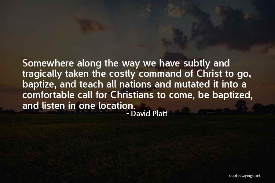 Quisiste Forms Quotes By David Platt Quisiste Forms Quotes By David Platt