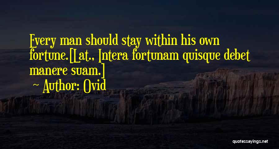 Quisque Quotes By Ovid