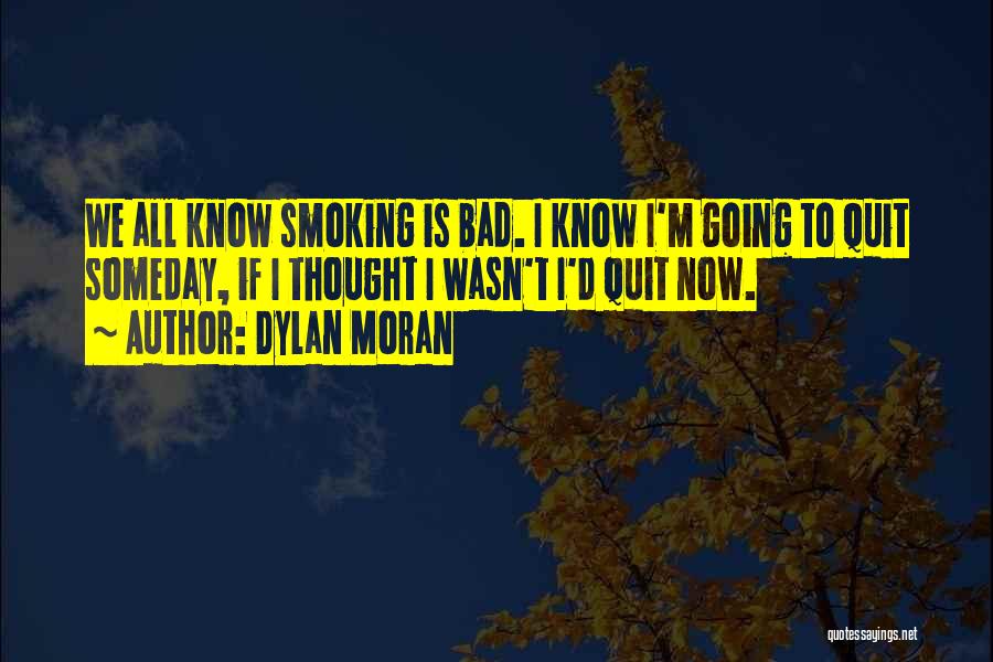 Quit Smoking Quotes By Dylan Moran