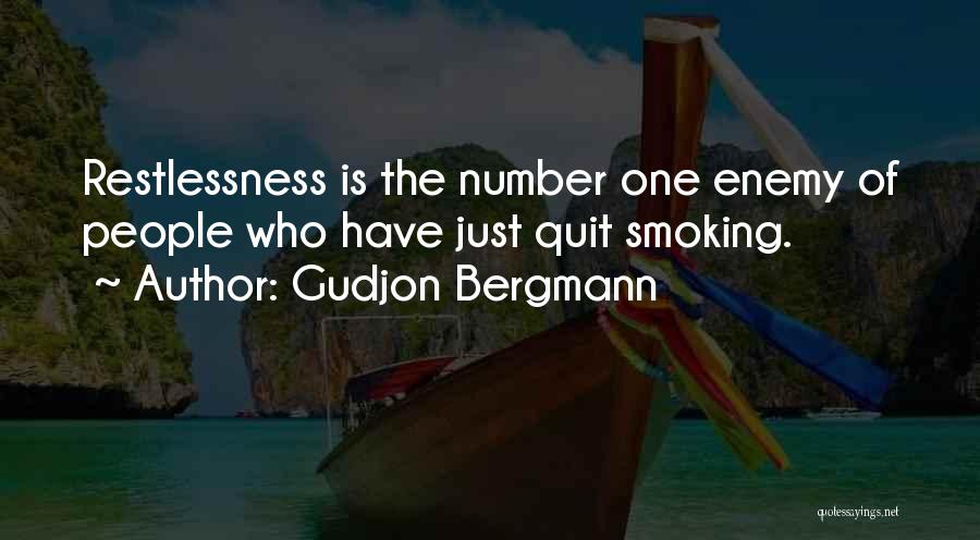 Quit Smoking Quotes By Gudjon Bergmann