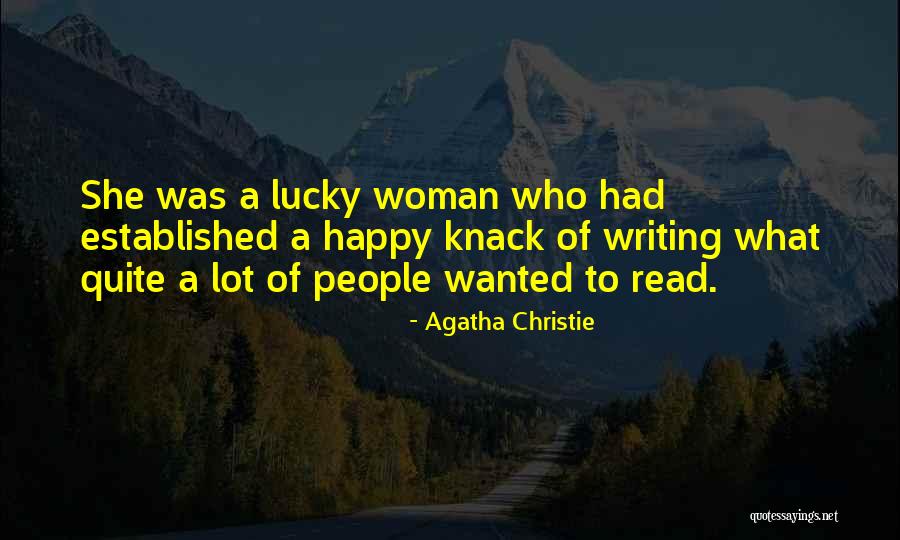 Quite Happy Quotes By Agatha Christie Quite Happy Quotes By Agatha Christie