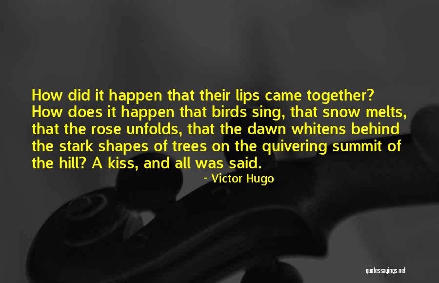 Quivering Quotes By Victor Hugo