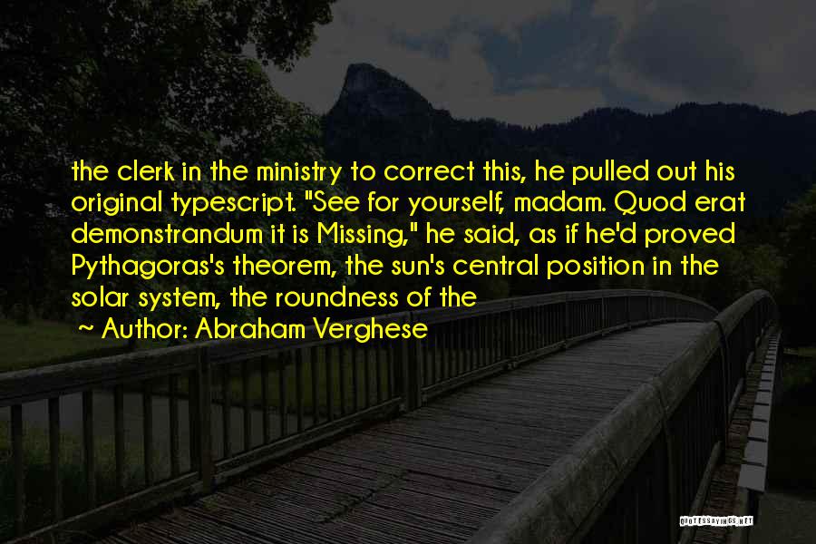 Quod Quotes By Abraham Verghese