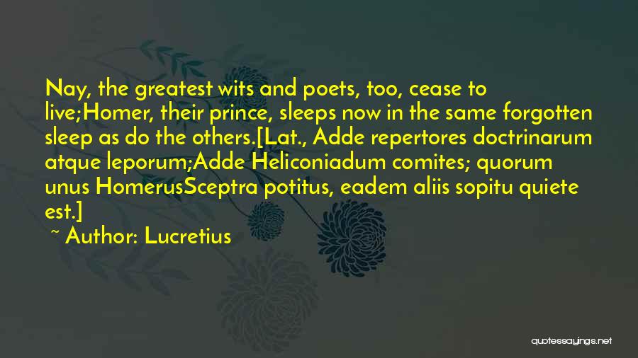 Quorum Quotes By Lucretius