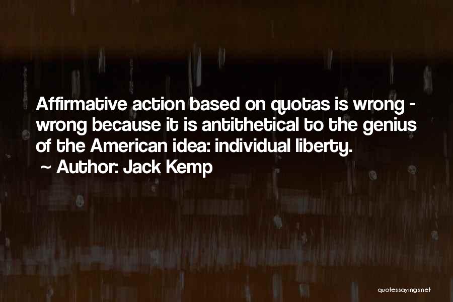 Quotas Quotes By Jack Kemp