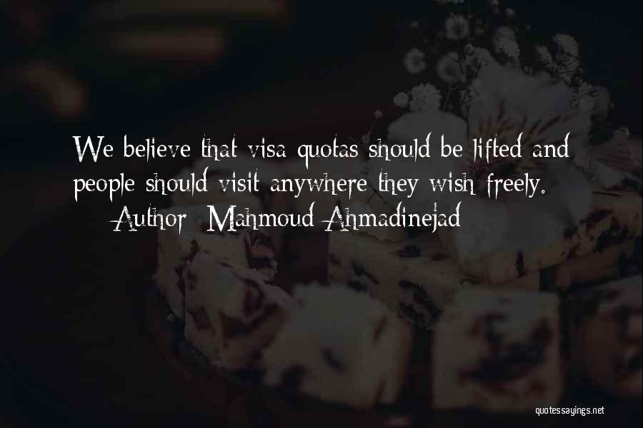 Quotas Quotes By Mahmoud Ahmadinejad