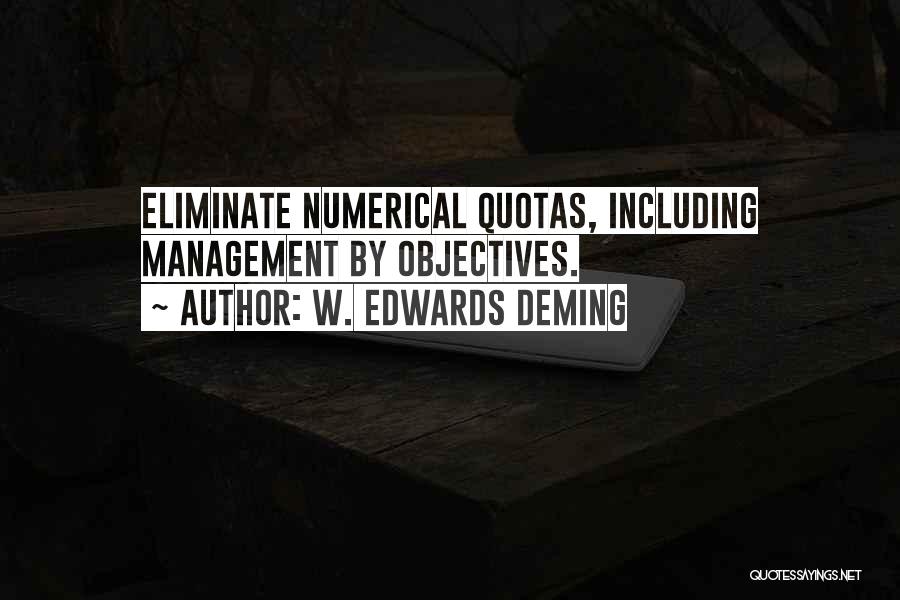 Quotas Quotes By W. Edwards Deming