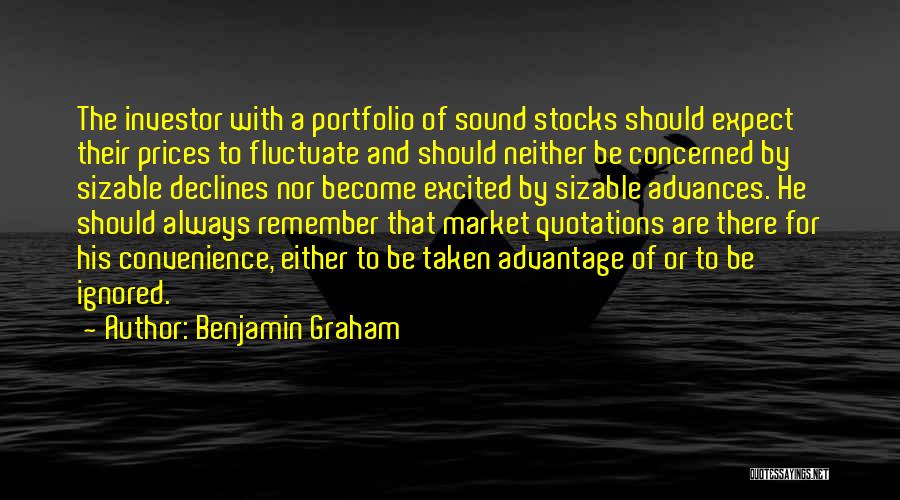 Quotations Or Quotes By Benjamin Graham