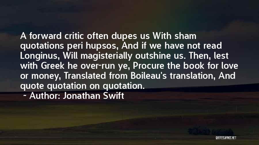 Quotations Or Quotes By Jonathan Swift