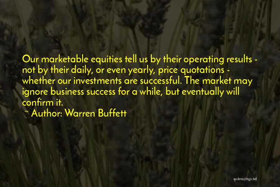 Quotations Or Quotes By Warren Buffett