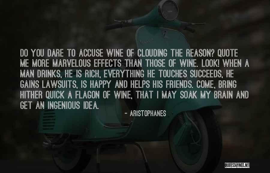 Quote Me Happy Quotes By Aristophanes