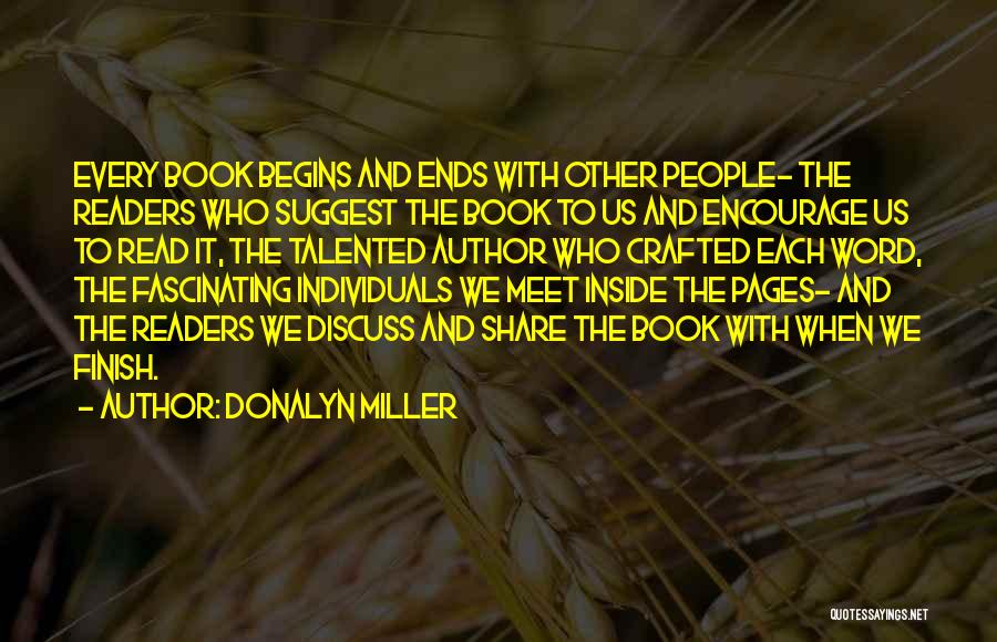 Quotes About Book Quotes By Donalyn Miller