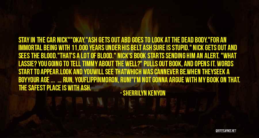 Quotes About Book Quotes By Sherrilyn Kenyon