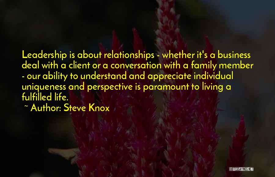 Quotes About Family Quotes By Steve Knox