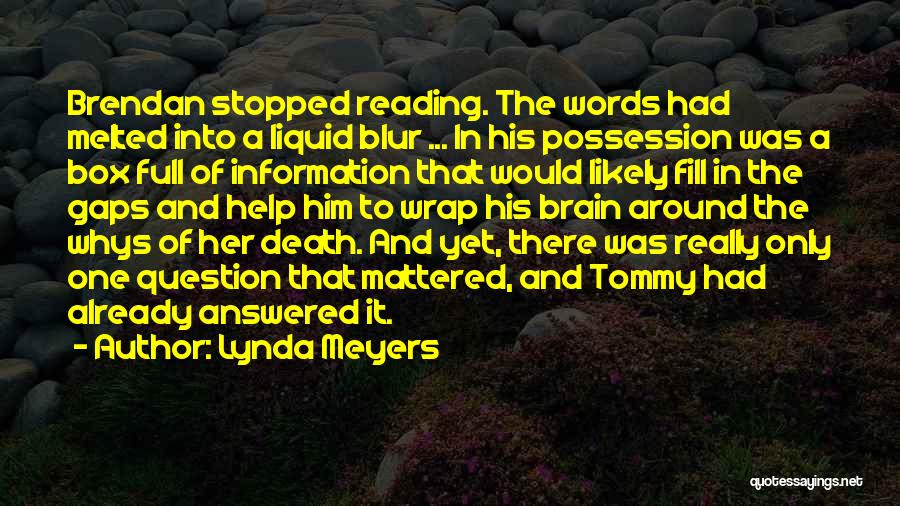Quotes About Reading Quotes By Lynda Meyers
