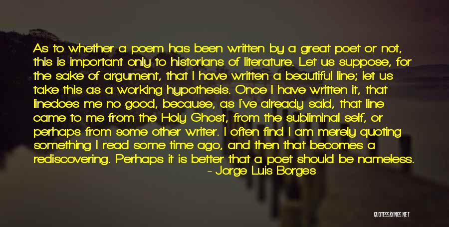 Quoting Quotes By Jorge Luis Borges