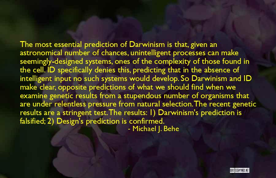 Quran Repentance Quotes By Michael J. Behe