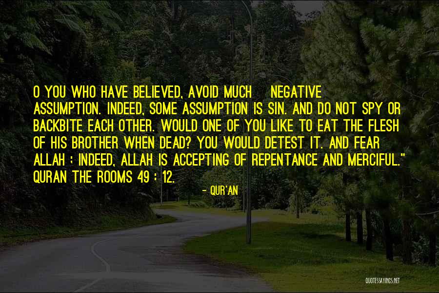 Quran Repentance Quotes By Qur'an
