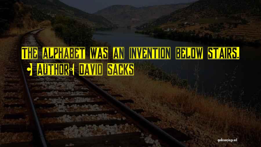 R Alphabet Quotes By David Sacks