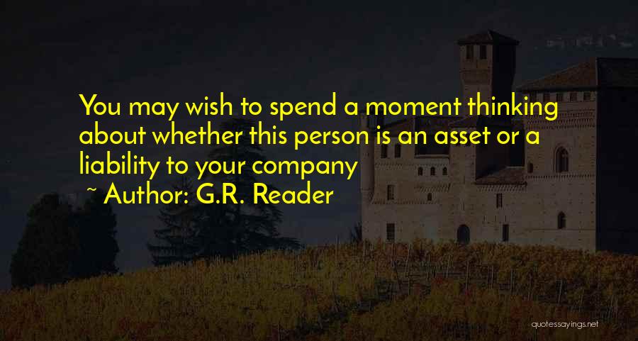 R G Quotes By G.R. Reader