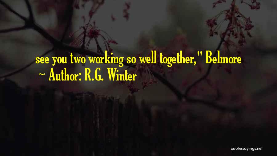 R.G. Winter Quotes 189480