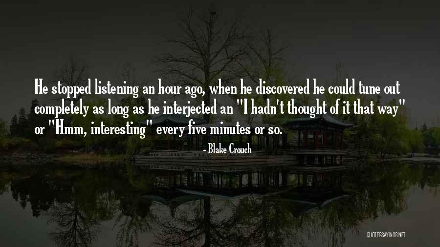 R Gener Insel Brauerei Quotes By Blake Crouch R Gener Insel Brauerei Quotes By Blake Crouch