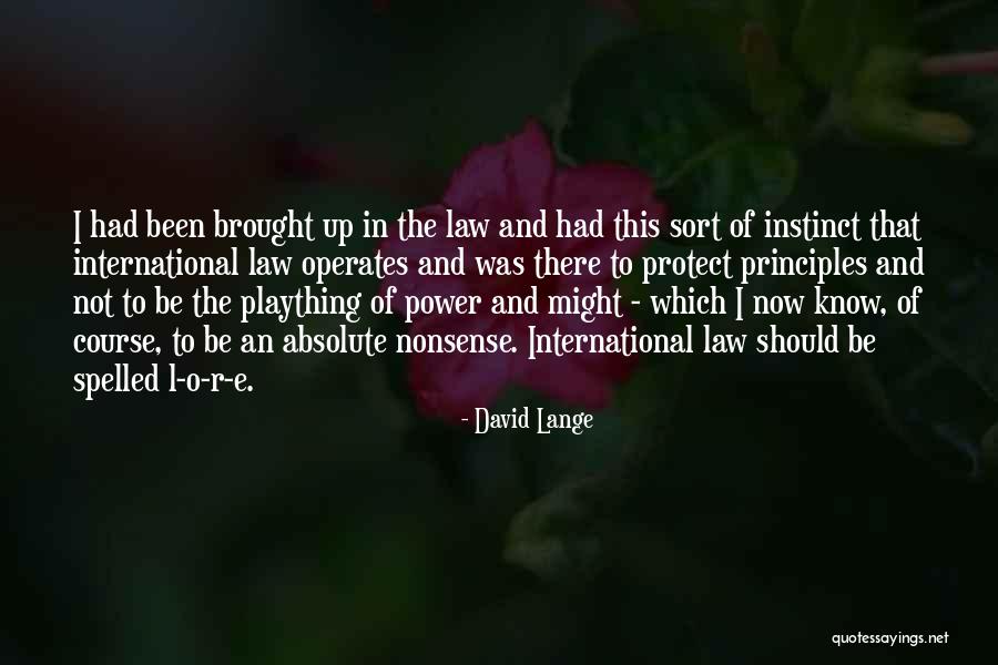 R L E Quotes By David Lange R L E Quotes By David Lange