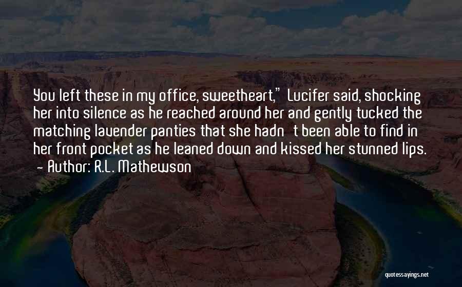 R.L. Mathewson Quotes 978014