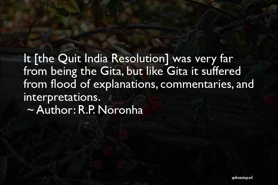 R.P. Noronha Quotes 1047751