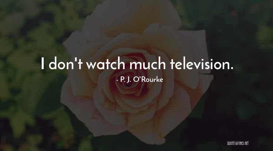 R T E Television Quotes By P. J. O'Rourke R T E Television Quotes By P. J. O'Rourke