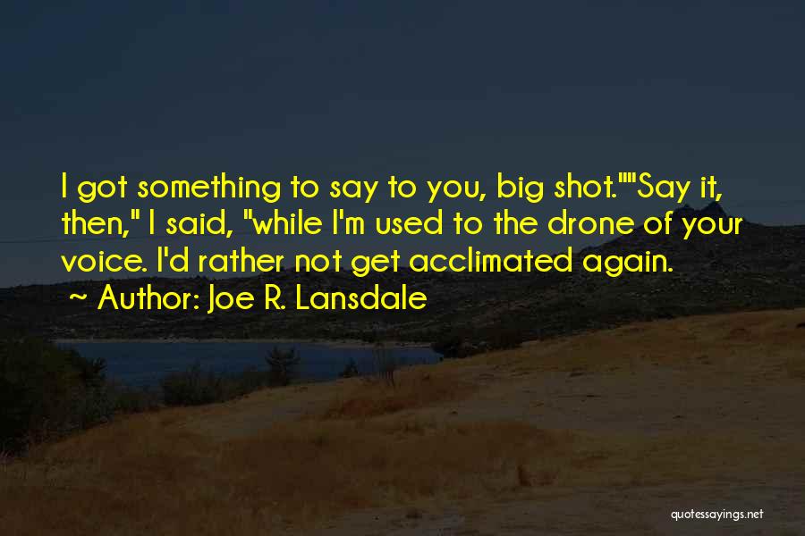R.u.d.e Quotes By Joe R. Lansdale