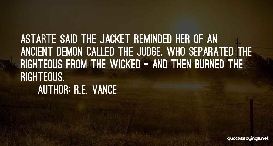 R.u.d.e Quotes By R.E. Vance