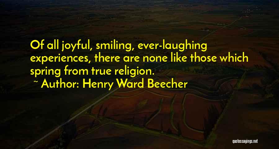 Rabbi Nachman Bratslav Quotes By Henry Ward Beecher