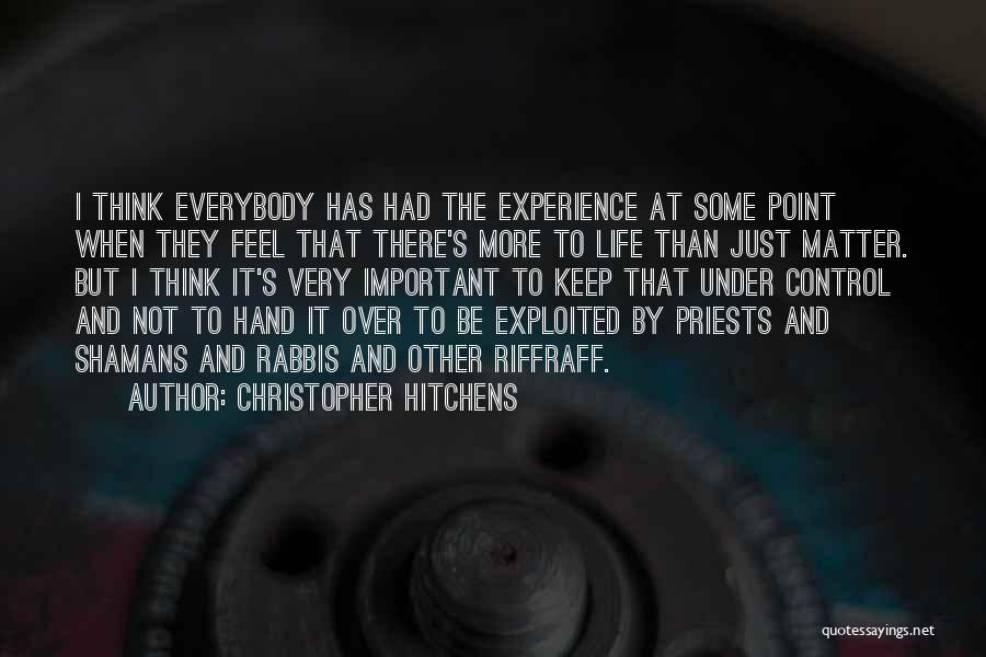 Rabbis Quotes By Christopher Hitchens