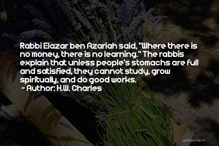 Rabbis Quotes By H.W. Charles