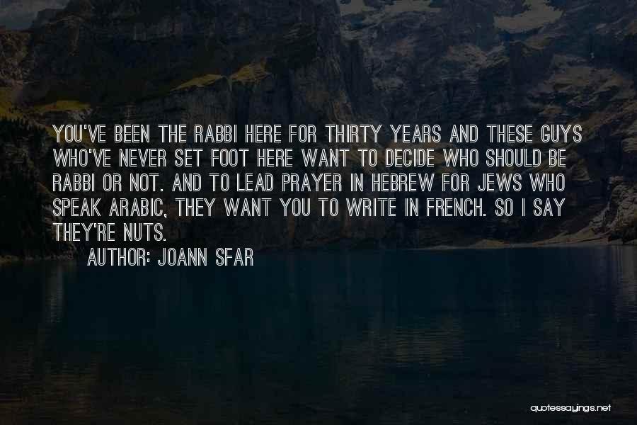 Rabbis Quotes By Joann Sfar