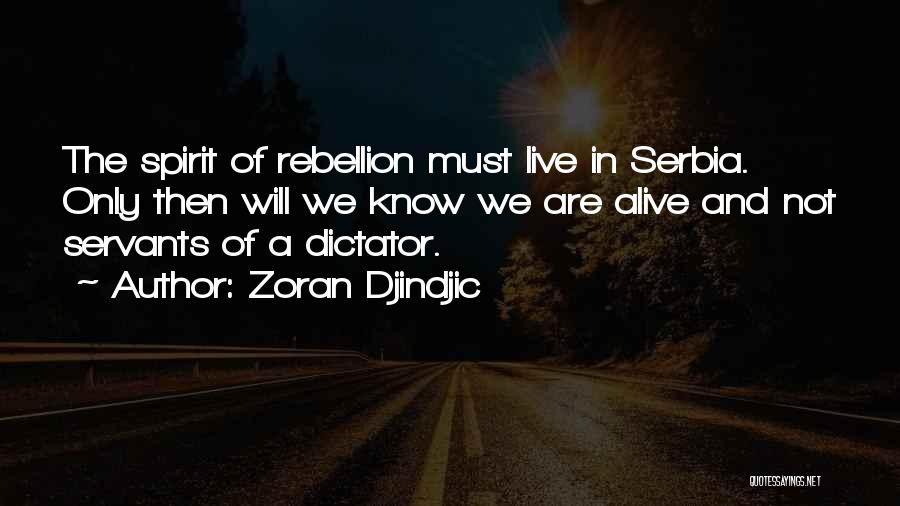 Rabiha Amersy Quotes By Zoran Djindjic
