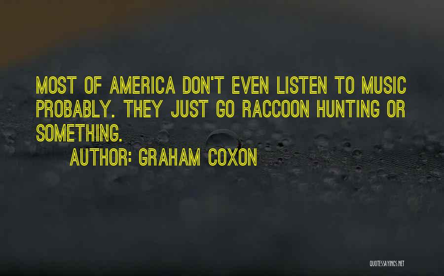 Raccoon Quotes By Graham Coxon