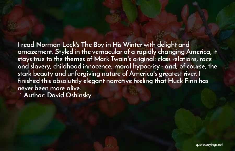 Race And Beauty Quotes By David Oshinsky