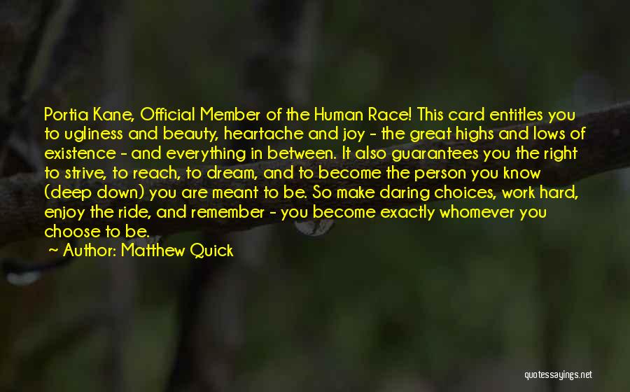 Race And Beauty Quotes By Matthew Quick