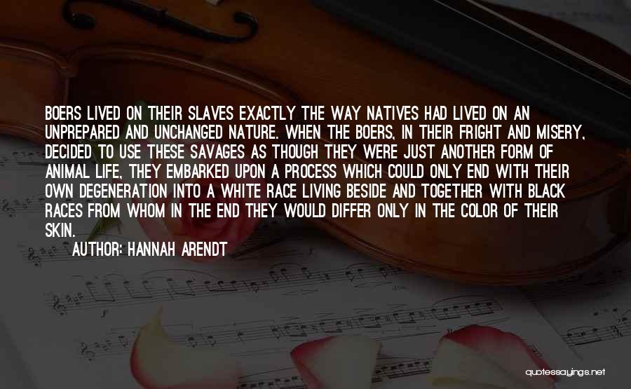 Race And Color Quotes By Hannah Arendt