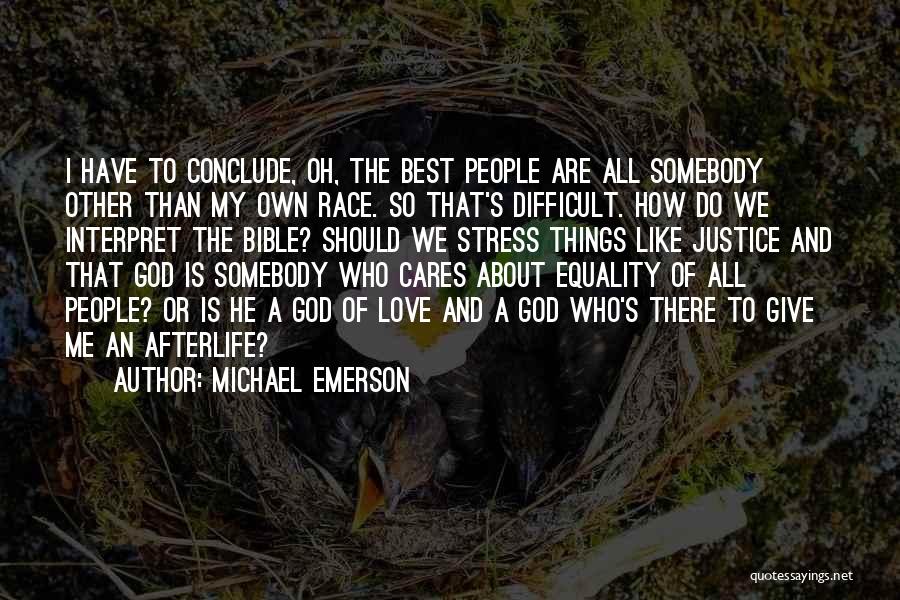 Race And Equality Quotes By Michael Emerson