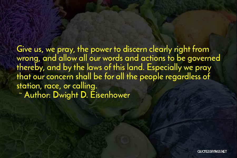 Race And Power Quotes By Dwight D. Eisenhower