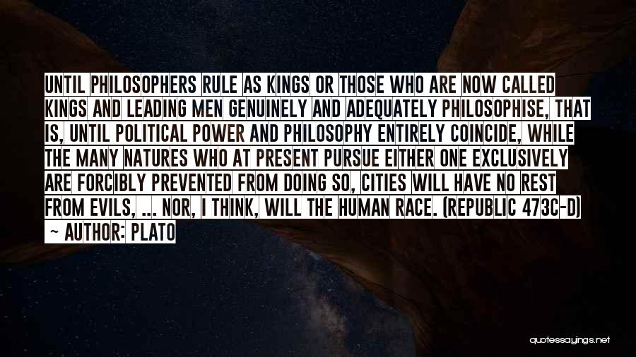 Race And Power Quotes By Plato